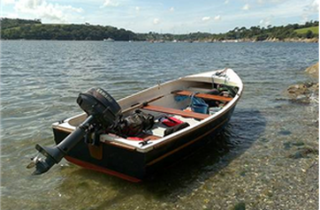 Boat and motor available at the Ontario Cottage Rental